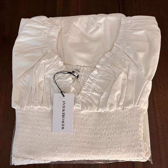 WE WORE WHAT
Puff Sleeve Smocked Midi Dress - Picture 7 of 7